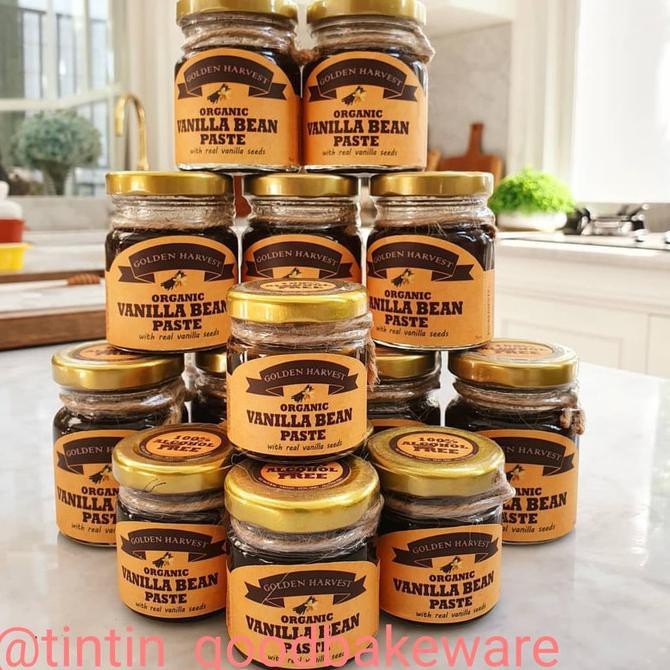

[BISA BAYAR DITEMPAT] Vanilla Paste merk Golden Harvest 75gram HEMAT Kode 792