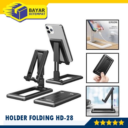 Stand Holder Folding HD-28 Universal Desktop Adjustable Handphone