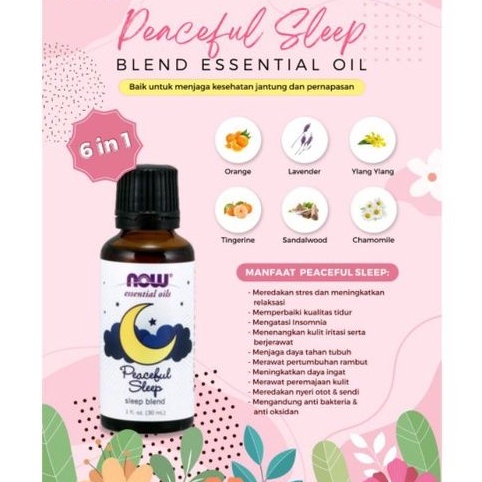 Now Essential Oil Blend Peace Full Sleep