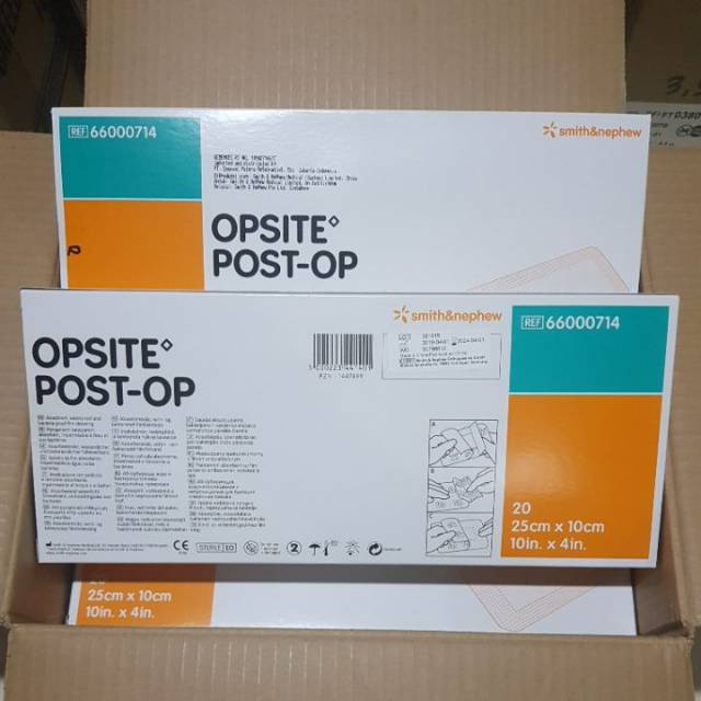 OPSITE POST-OP 25x10 cm / Plester tahan air / Opsite 25cm x 10cm / Opsite 25x10