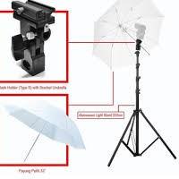 Diskon Terheboh Paket Light stand strobist - light stand 200cm -flash holder b - payung 33inch PAKET MINI STUDIO