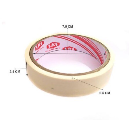

Masking Tape Lakban Kertas 1 inch