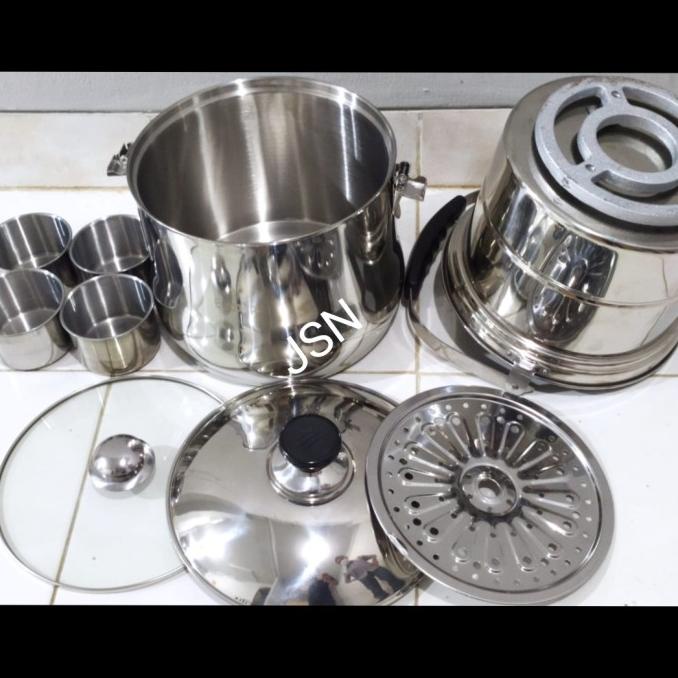 Panci Europa pot/panci ajaib stainless steel 7 Liter hemat energi