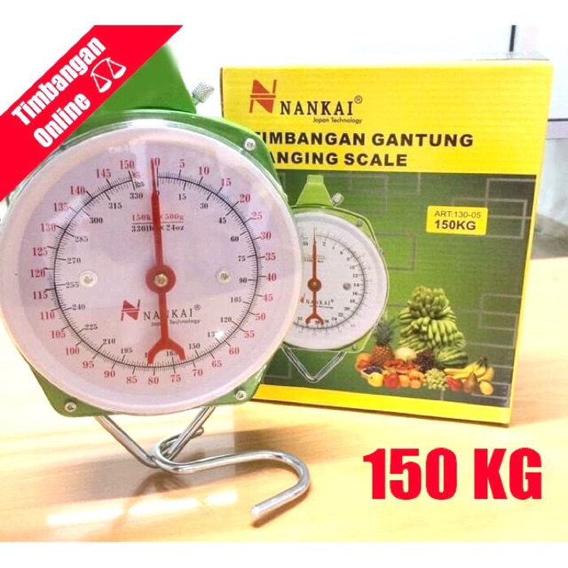 TIMBANGAN GANTUNG 150 KG NANKAI / HANGING SCALE 150 KG NANKAI