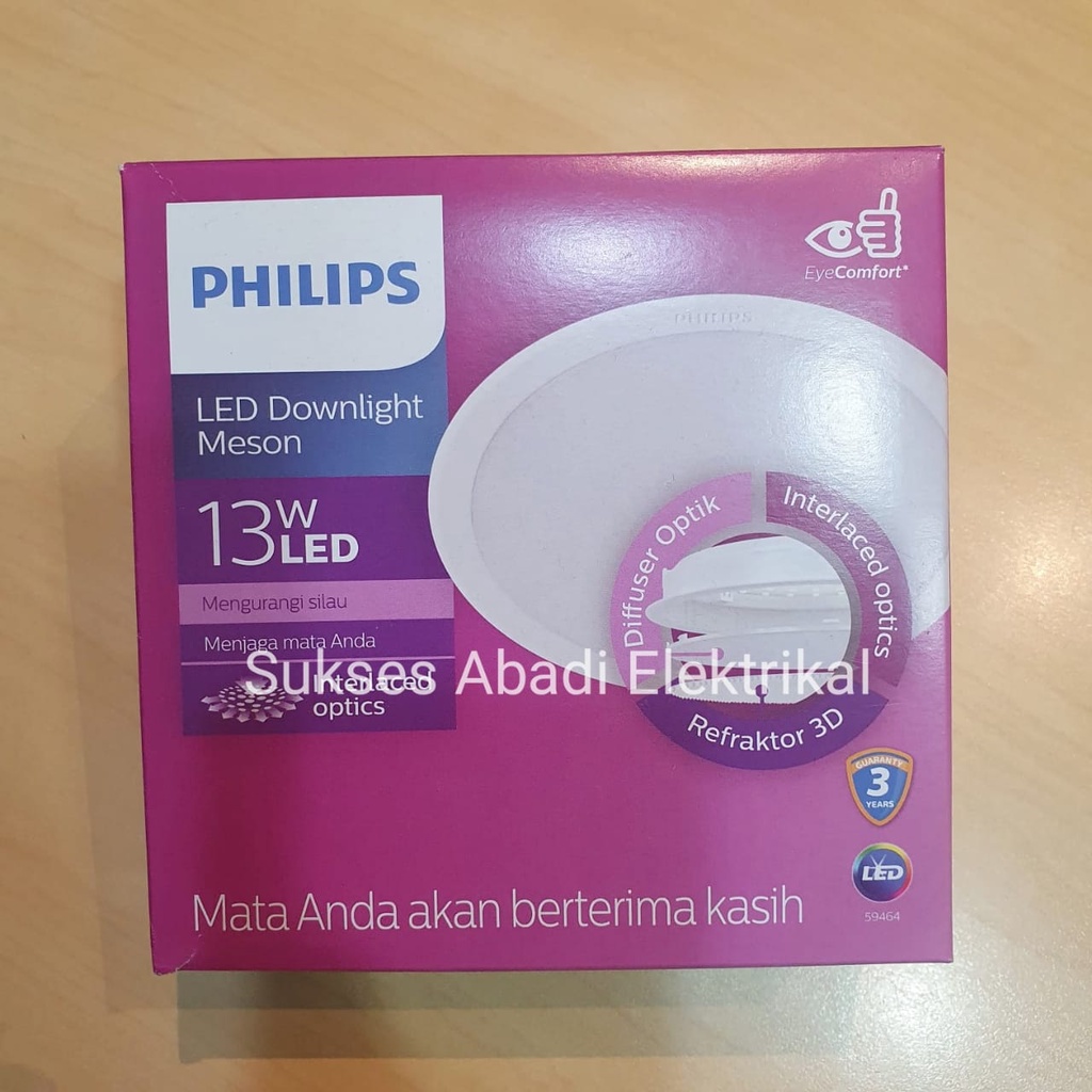 Downlight Panel Philips Meson 13W 13 Watt LED Inbow
