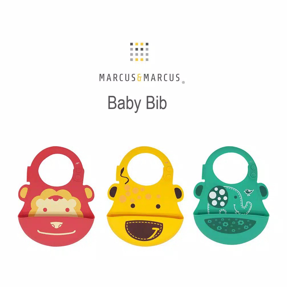 Marcus &amp; marcus Baby Bib / Celemek Makan Bayi