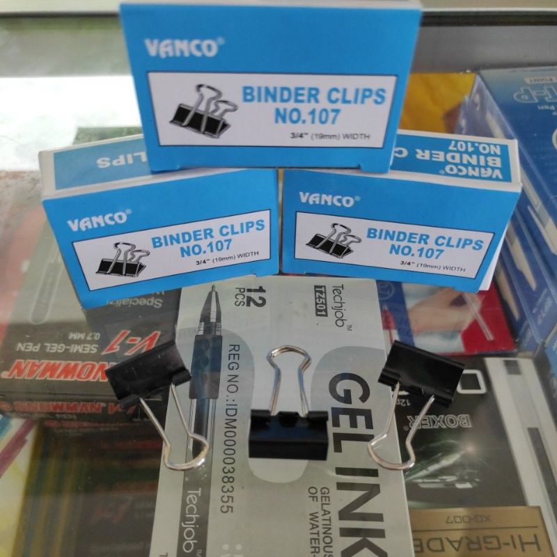 

Binder clips VANCO no.107 isi 12pcs