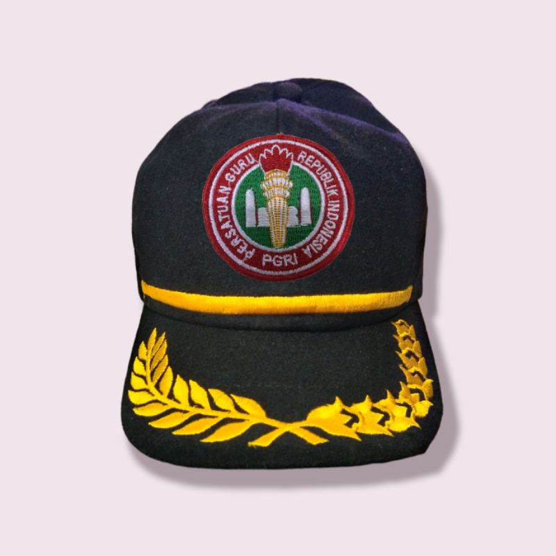 topi PGRI bahan laken