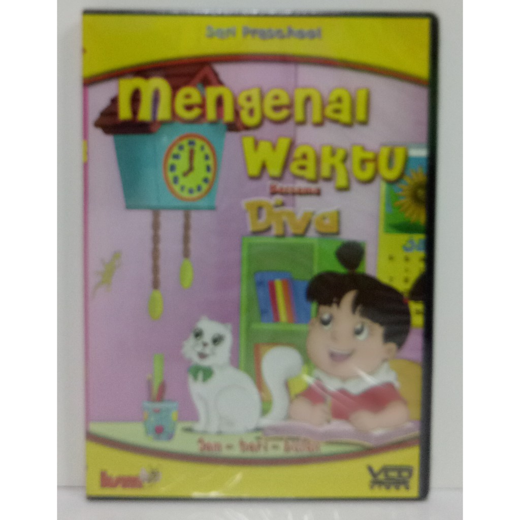 VCD Edukasi Anak Original Mengenal Waktu Bersama DIVA