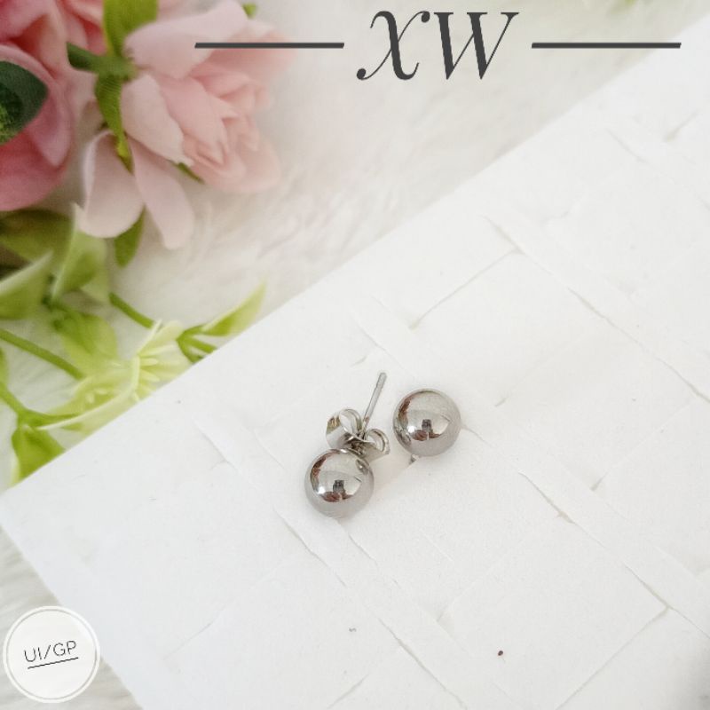 Anting Stud Fashion Silver E05001