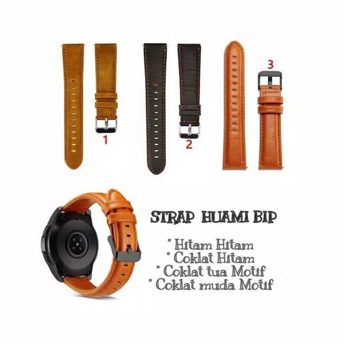 TALIJAM KULIT LEATHER STRAP TALI KULIT JAM SMART WATCH XIAOMI HUAMI