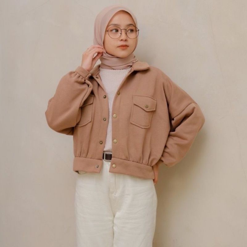 Jual BELA OUTER JAKET BOOMBER OUTER WANITA KOREAN STYLE KEKINIAN | my