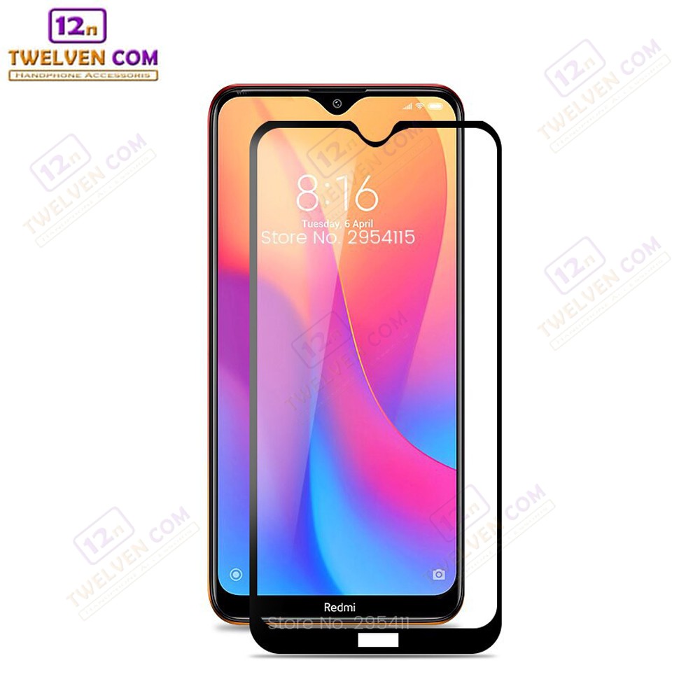 zenBlade 5D Full Cover Tempered Glass Xiaomi Redmi 8A Pro - Hitam