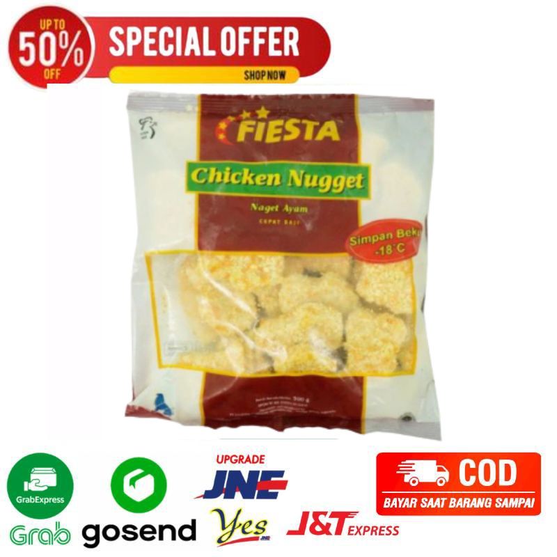 

FIESTA chicken nugget 500 gram | makanan beku | frozen food segarmart bandung