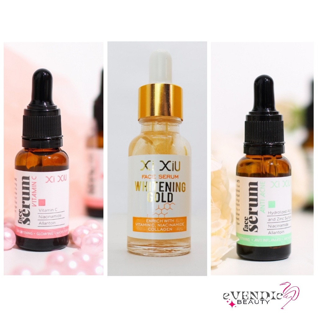 XI XIU Face Serum Vitamin C |  Whitening Gold Vit C | Anti Jerawat Xixiu | Serum gold ORIGINAL