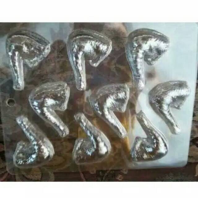 Cetakan Coklat Puding Mika Paha Tempong Ayam