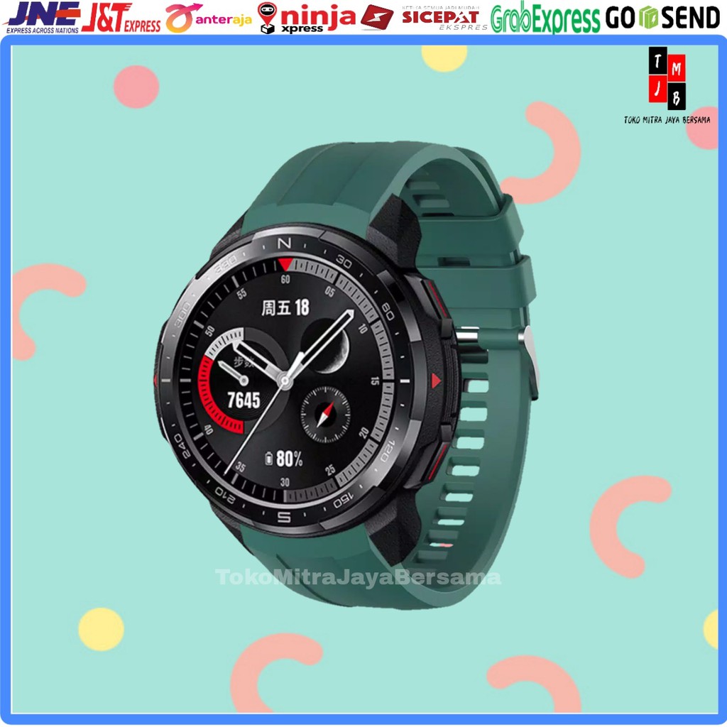 STRAP SILIKON SMARTWATCH HUAWEI GS PRO ACTIVE HONOR MAGIC TALI JAM