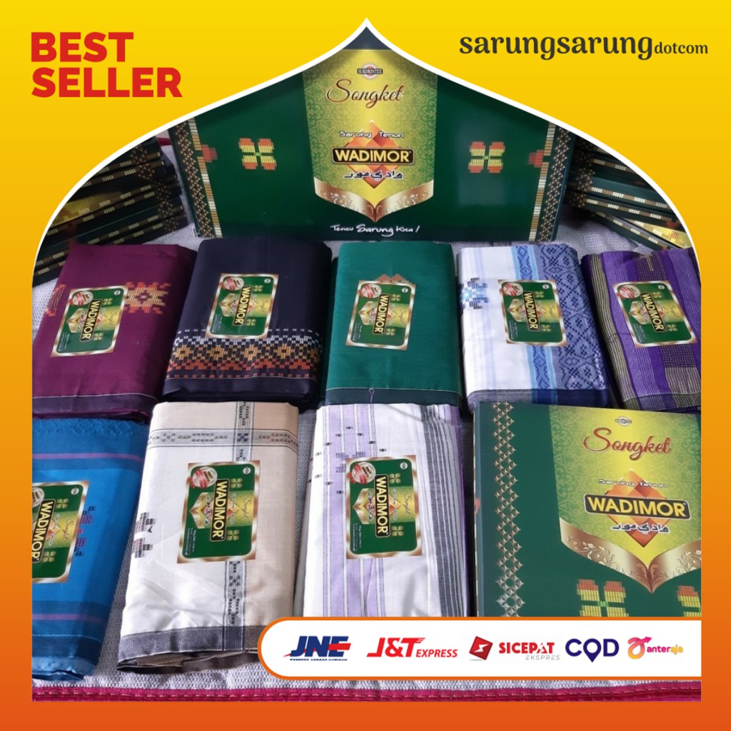 Sarung Wadimor Pria Songket Melayu