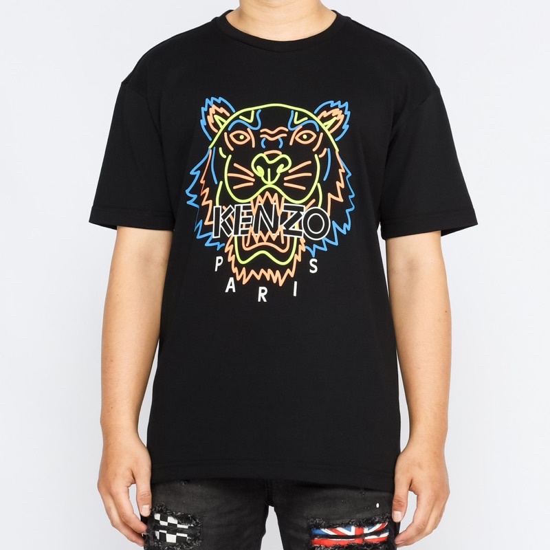 Ken. Tiger Tshirt Black/Neon