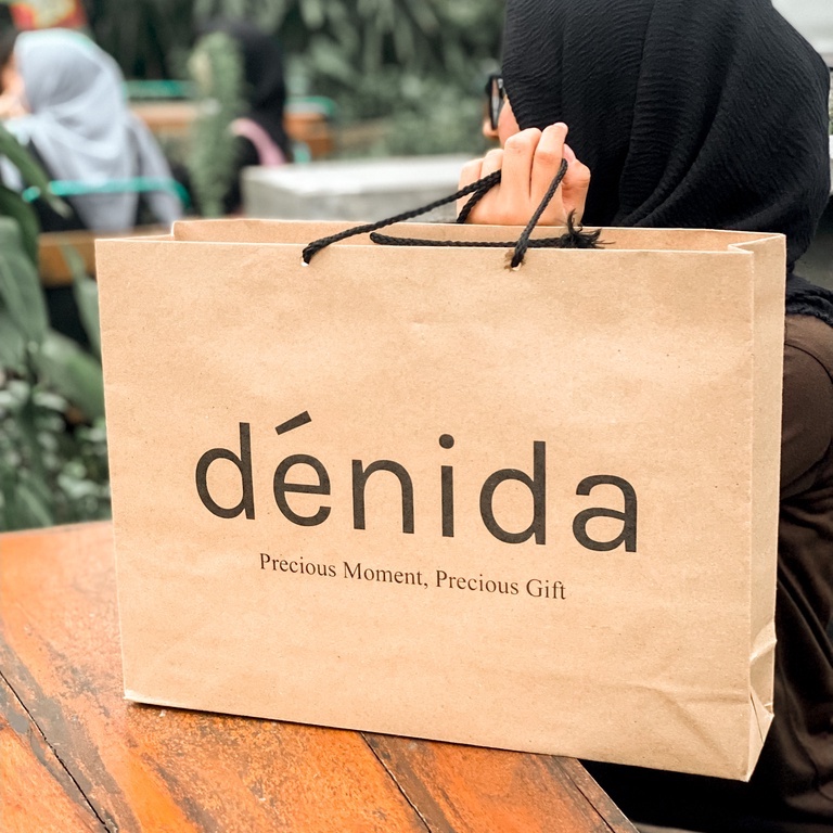 

Denida's Premium Totebag / Paper Bag / Hampers / Goodie Bag Kanvas Tebal / Paper Bag Craft Tebal
