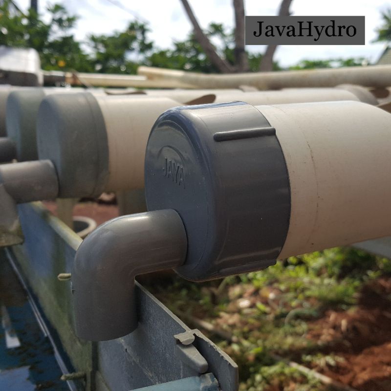 tutup pipa paralon hidroponik 3dim