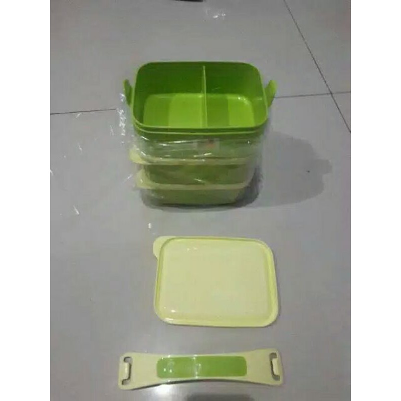 Rantang 3 susun Golden Sunkist 9022 bekal kotak makan sekolah