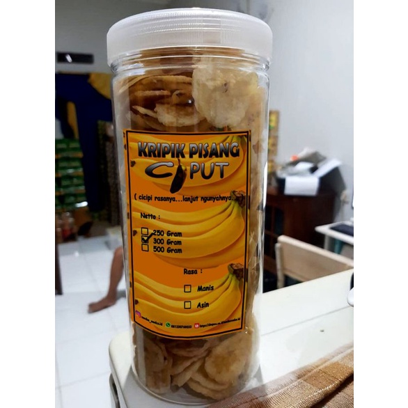 

Keripik Pisang Oven Ciput