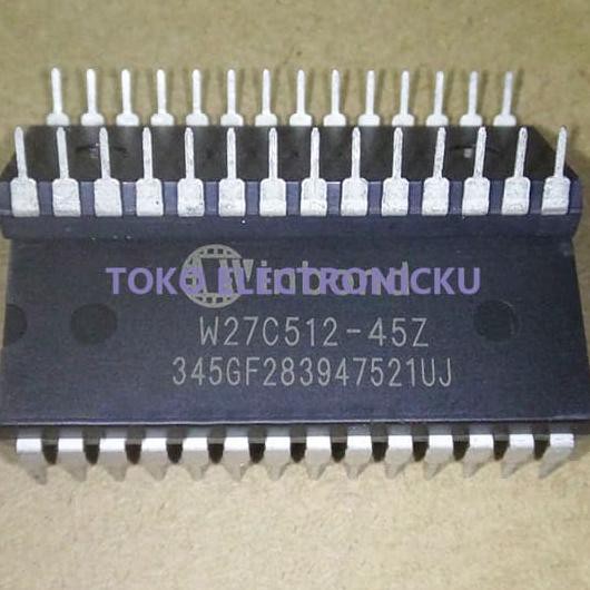 W27C512-45Z W27C512 45Z 27C512 WINBOND EEPROM 64K X 8 EPROM BQ86 tkelku2