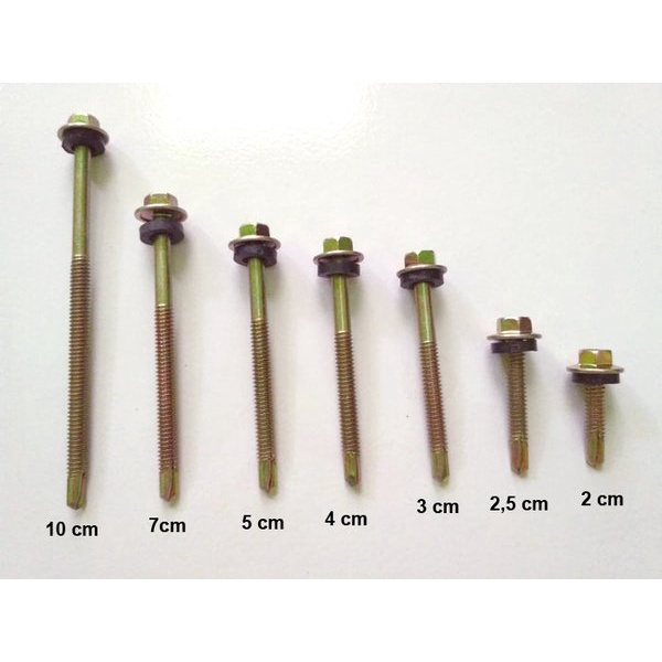 BAUT ROOFING 3 cm - SEKRUP ROOFING - SKRUP ROOFING KUNING 3 CM