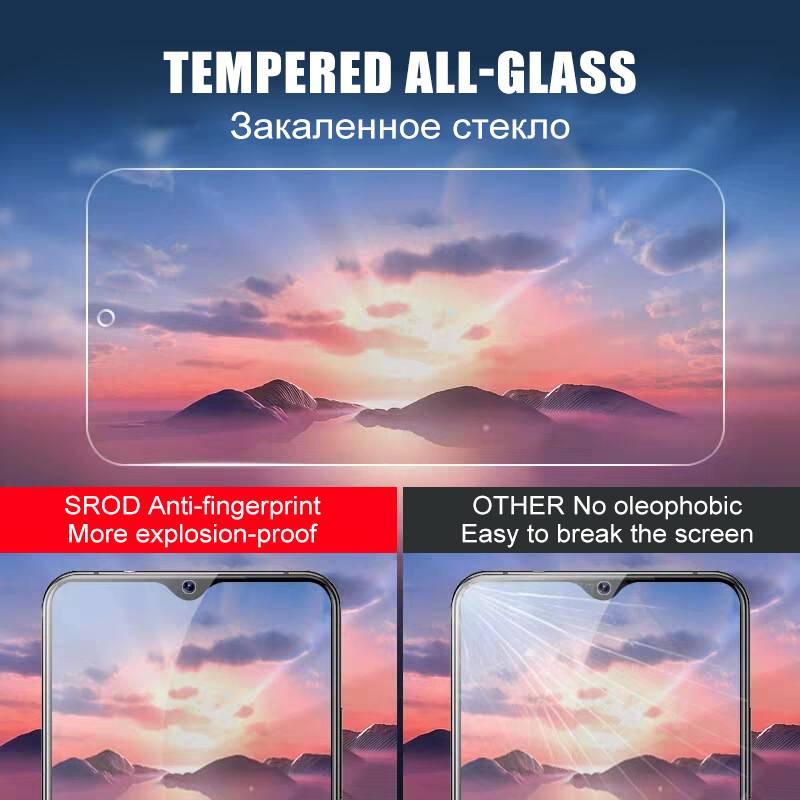 Tempered Protective Glass On For Xiaomi Redmi Note 10 8 9 7 6 5 Pro 8T 9S Screen Protector For Redmi 9A 8A 7A 6A Full Cover Film