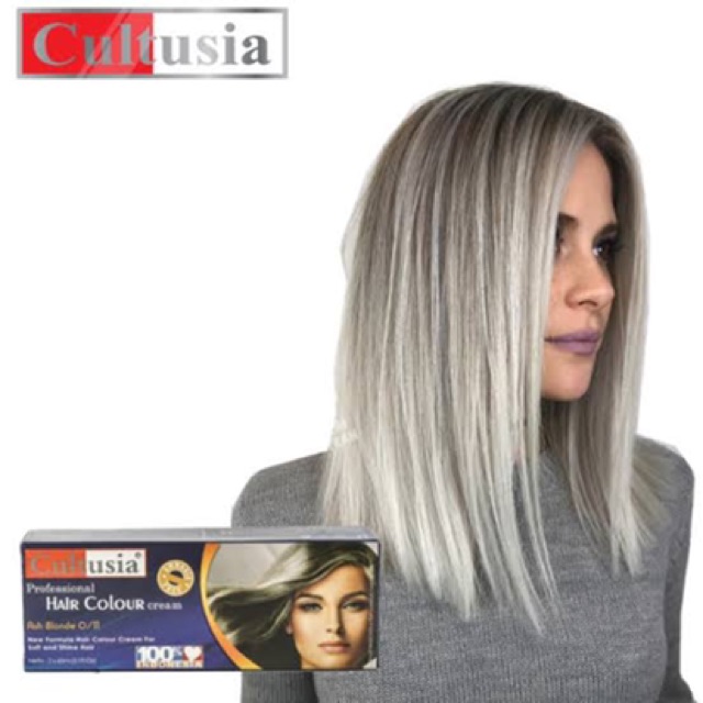 [ kemasan biru / pasta ] lengkap varian // cultusia hair colour // cat rambut cultusia //