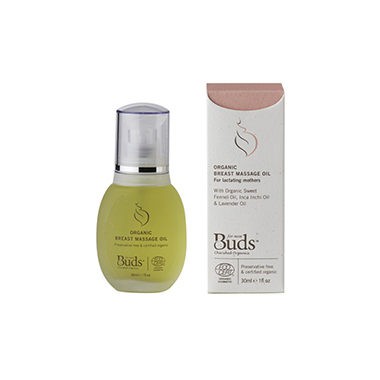 Buds for Mom Organic - Breast Massage Oil 30ml