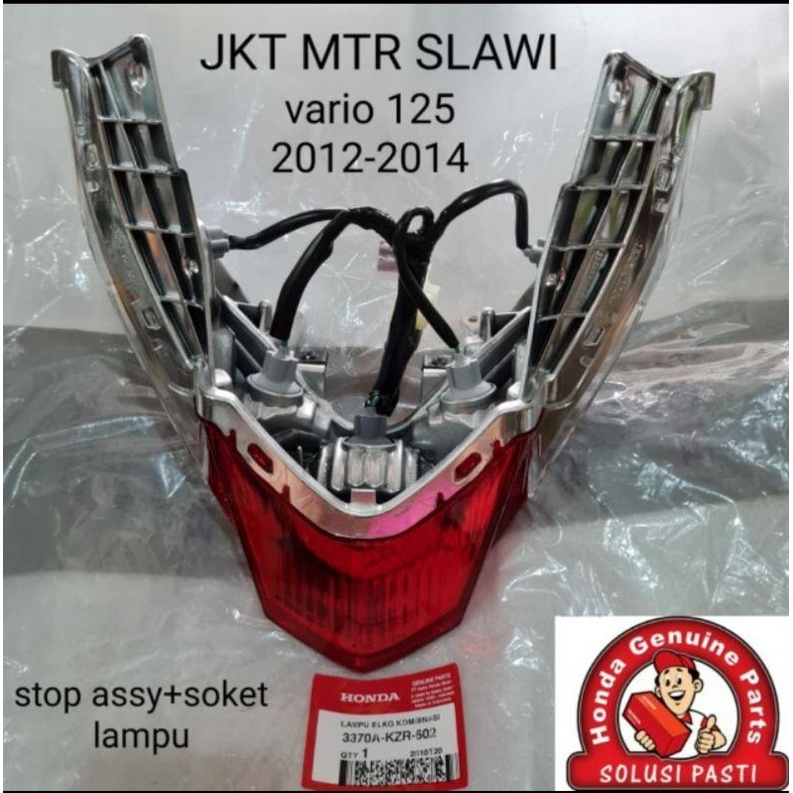 3370A-KZR-602 stop assy lampu belakang vario 125 old vario 125 non led ori ahm