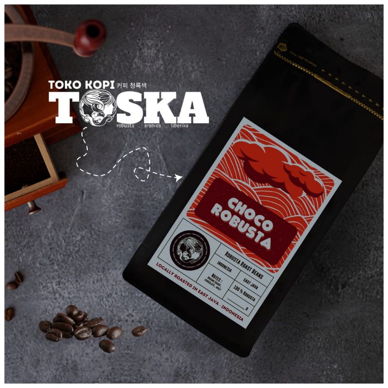 

Kopi Fine Robusta Argopuro Roastbean Bubuk 1Kg - Choco Robusta