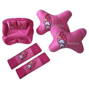 Bantal , Sarung Tissu, Sarung Seat Belt Mobil 3 In 1 Melody