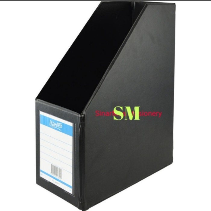 

File-Box- Boxfile Bantex / Magazine Files 4011/ Dokumen Organizer (Folio 10 Cm ) - Hitam -Box-File.