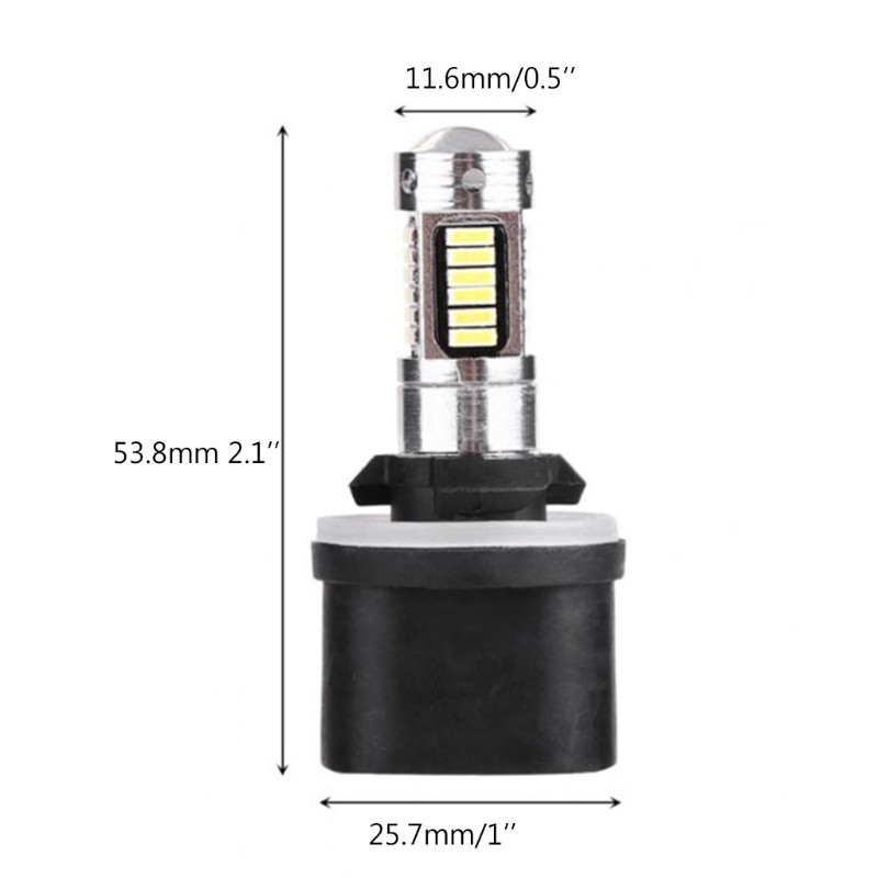 Cre 1 Pasang Lampu Kabut Led 881 / 880 H27 6500k Super Terang Untuk Mobil