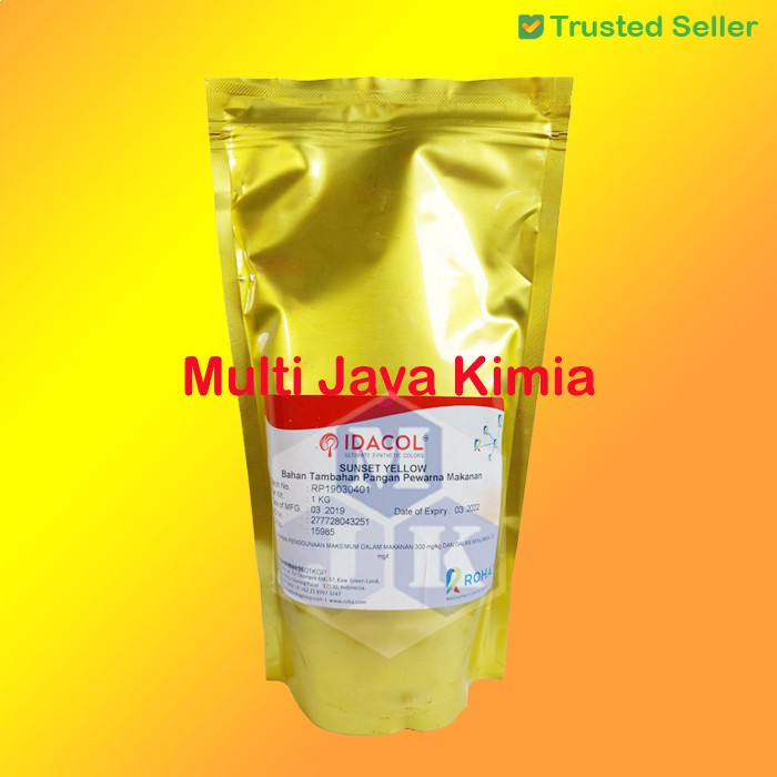 

Pewarna Makanan Sunset Yellow 1Kg