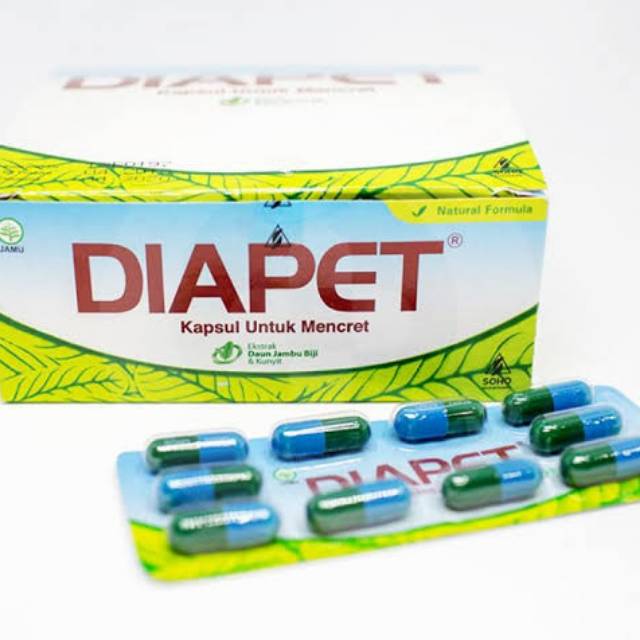 Diapet 1 Box / Obat Untuk Mencret BAB
