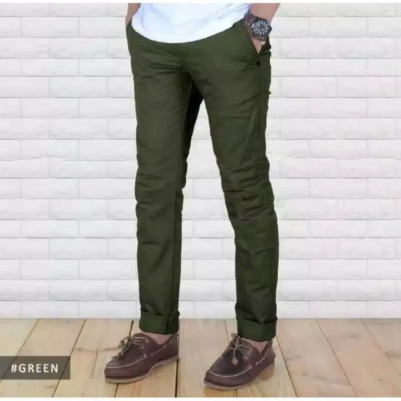 Celana chino panjang dickies army