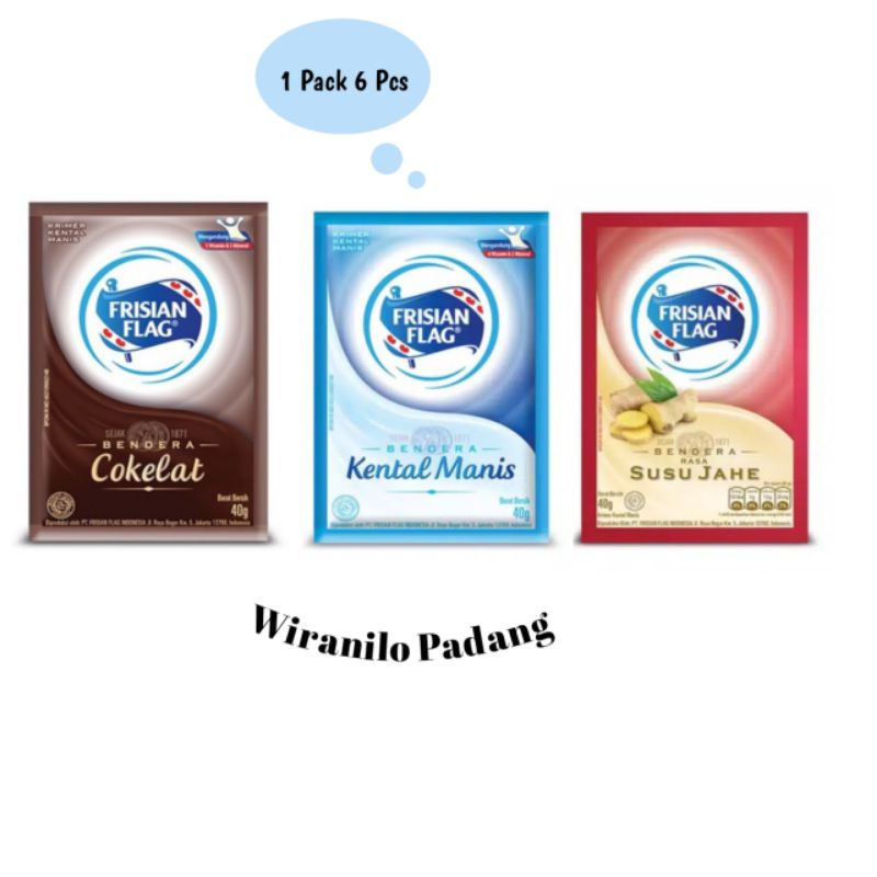 

Frisian Flag Sachet 40 gr × 6 Pcs - Wiranilo Padang