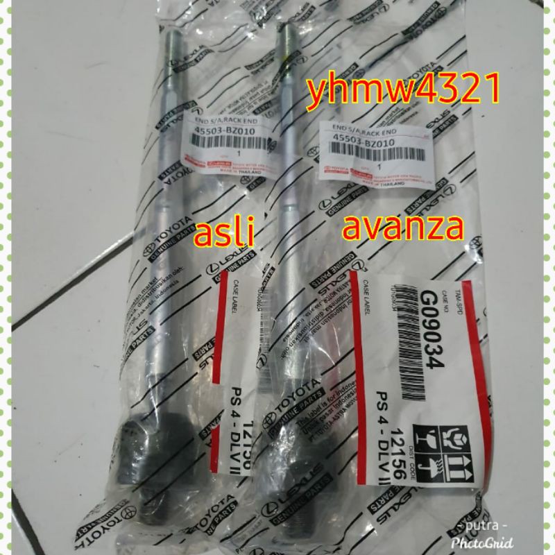 RACK END LONG TIE ROD AVANZA ORIGINAL