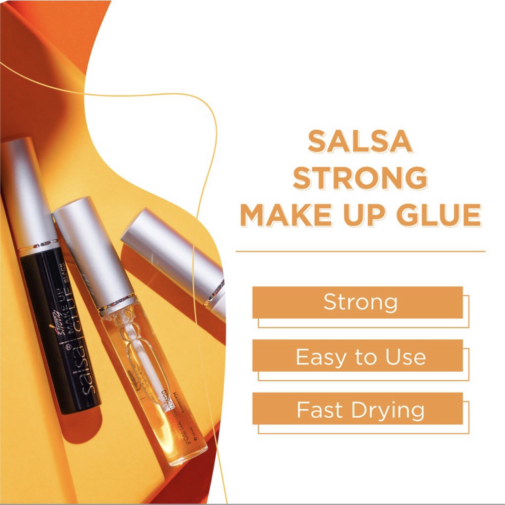 SALSA Strong Makeup Glue (Transparent Black White) Lem Bulu Mata