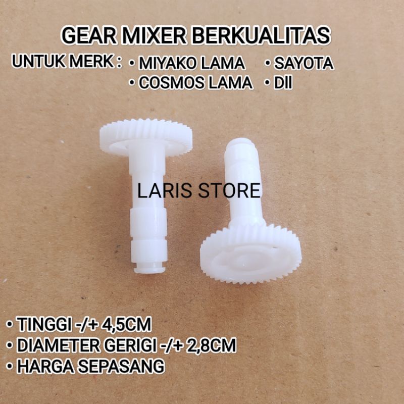 GEAR / GIGI MIXER SAYOTA SEPASANG BERKUALITAS