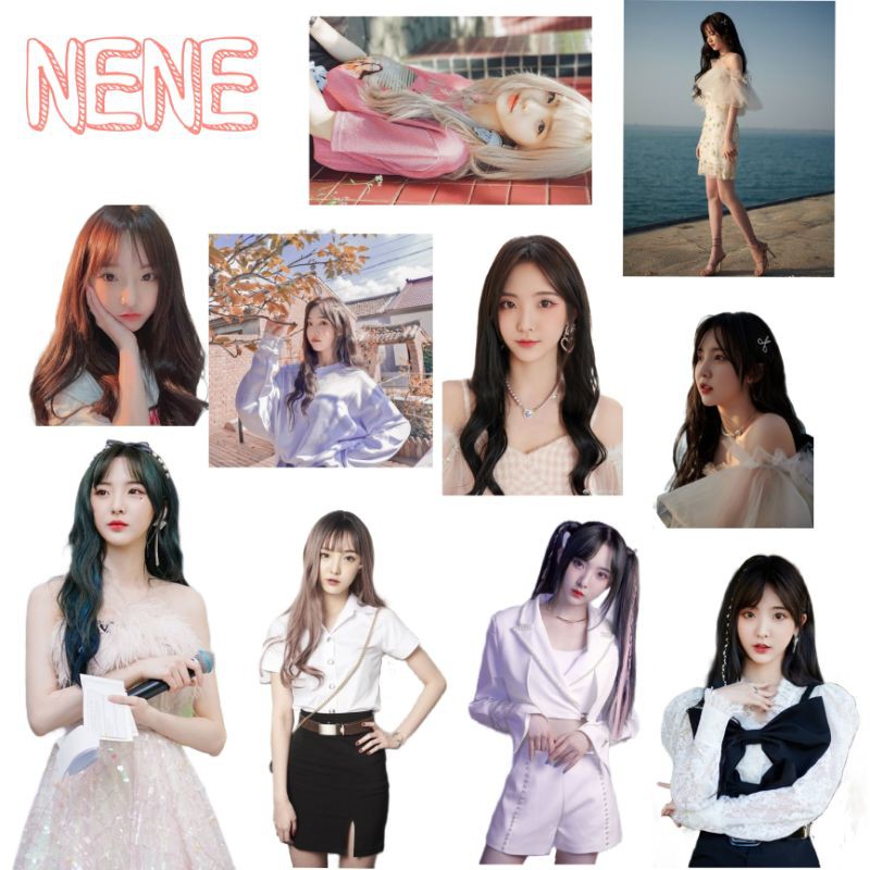 

11 pcs Stiker murah Nene Bonbon Girls Girlband China diy aesthetic tahan air stiker laptop/handphone/scrapbook/buku jurnal