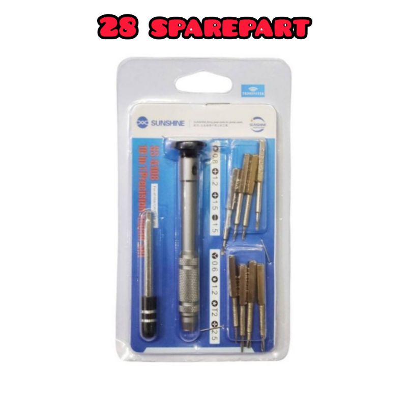Obeng set / screwdriver set sunshine ss-5108