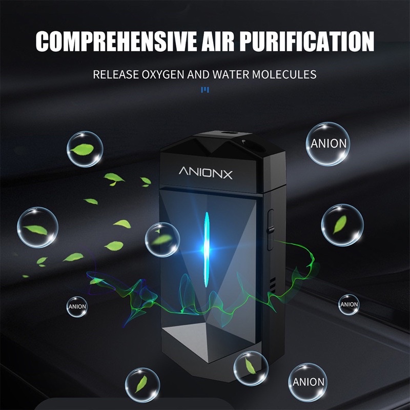 ANIONX A200 AIR PURIFIER - kalung pembersih udara mini + LED indikator