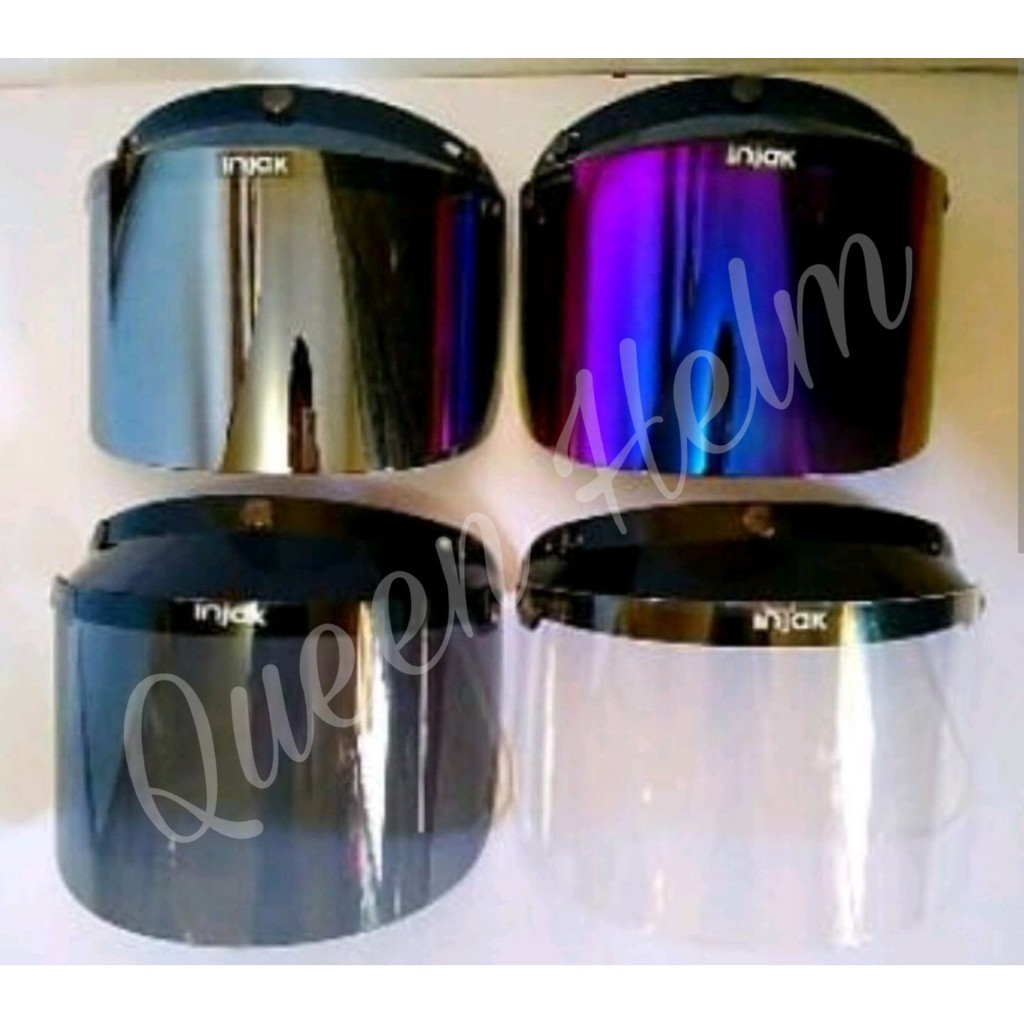 Jual Kaca helm bogo datar - flat Indonesia|Shopee Indonesia