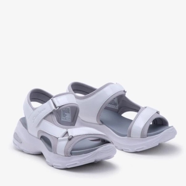 cicirahmawatiseller - Skechers Sandal D'lites Ultra skechers Cali - White