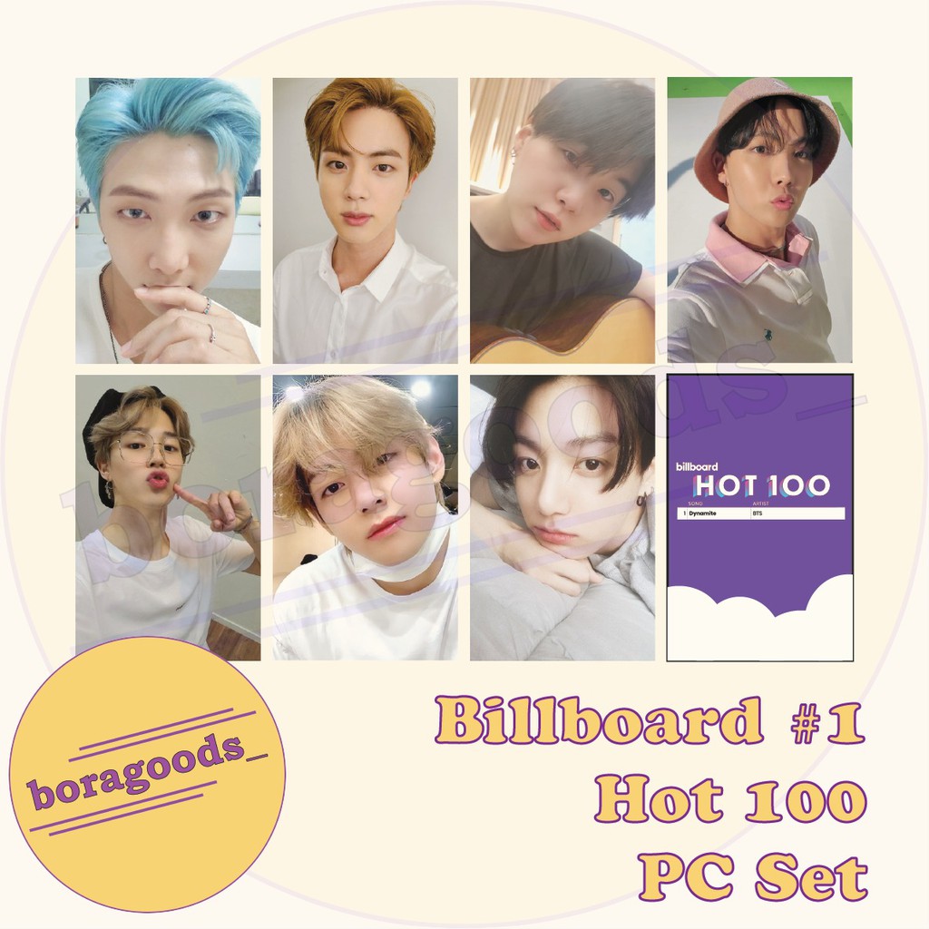 BTS Photocard - NO. 1 Billboard HOT 100 Dynamite
